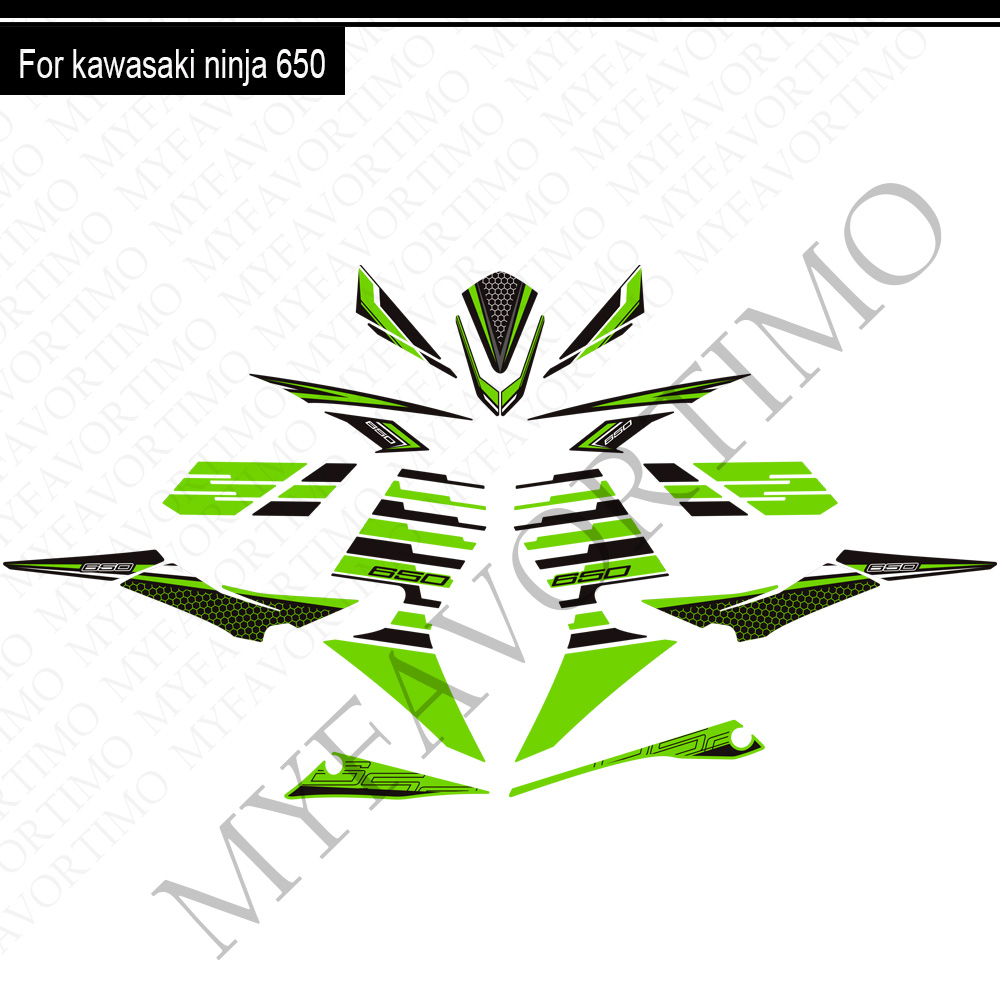 Model Kit Ninja - Untuk Kawasaki Ninja 650 Bantalan Tangki