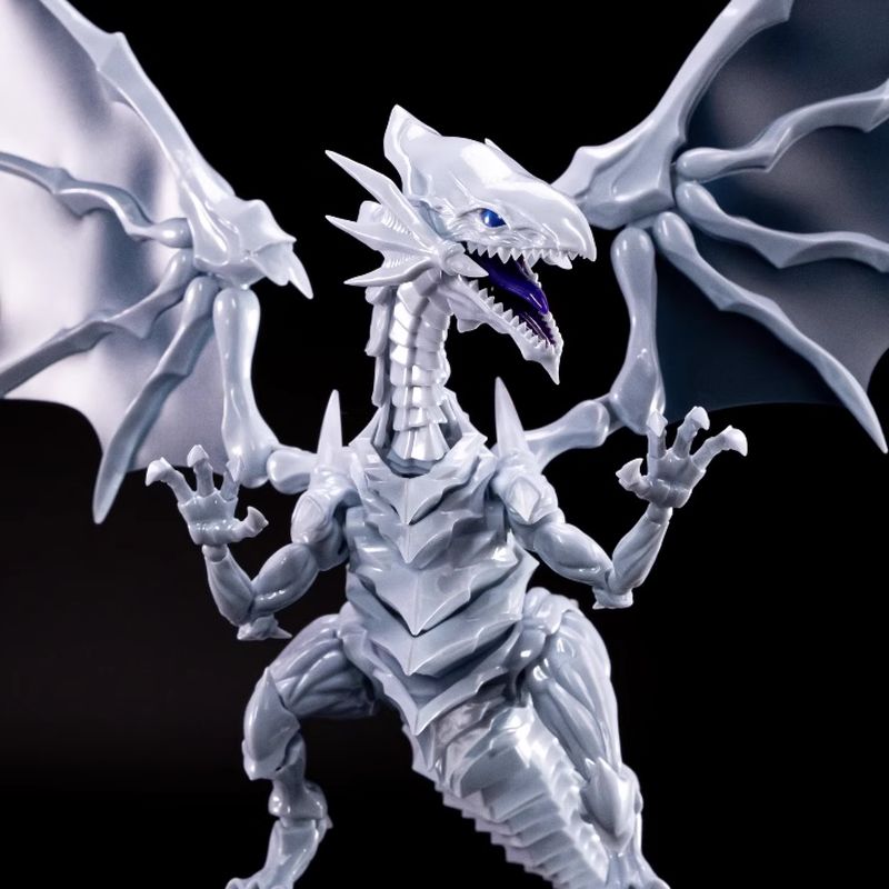 Model Kit Yugioh Bandai - Model Naga Putih Mata Biru Yu-Gi-Oh