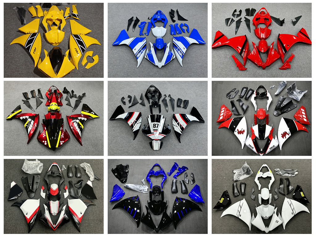 Model Kit Yamaha R1 - 4 Kit Deflektor Udara ABS Baru