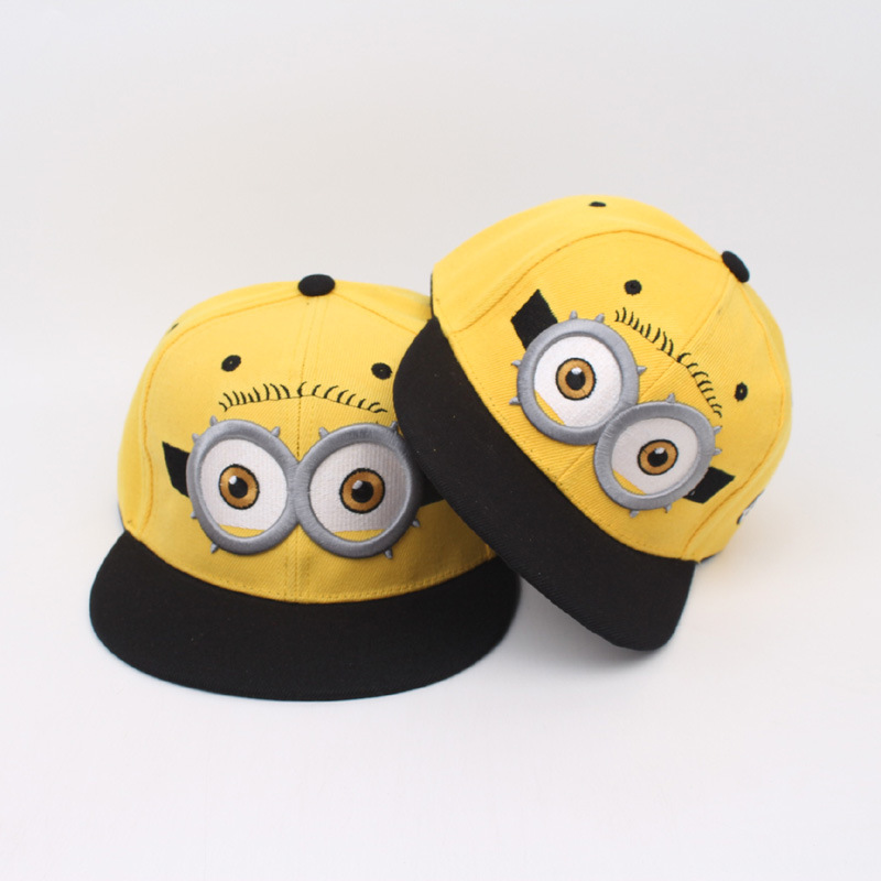 Model Kit Girl - Topi Bisbol Minion Ukuran Dapat Disesuaikan