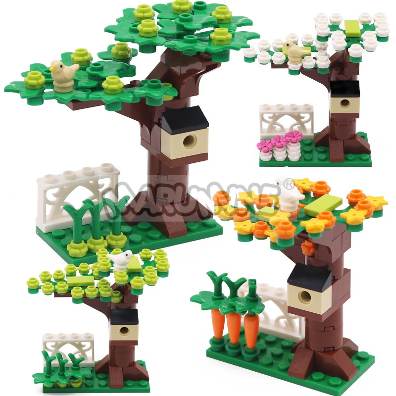 Model Kit Instructions - MARUMINE Set Rumah Pohon dari Balok