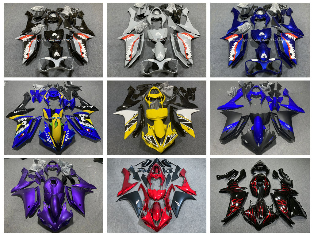 Model Kit Yamaha R1 - 4 Kit Deflektor Udara ABS Baru