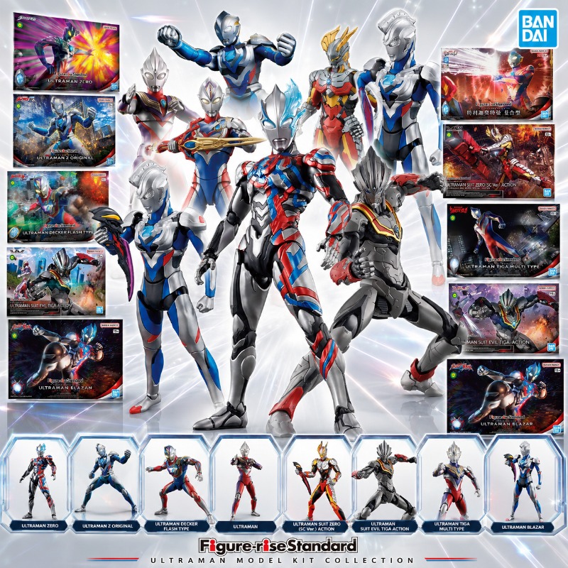Bandai Figure-rise Standard Ul - Model Kit Ultraman Zero ulasan dan harga