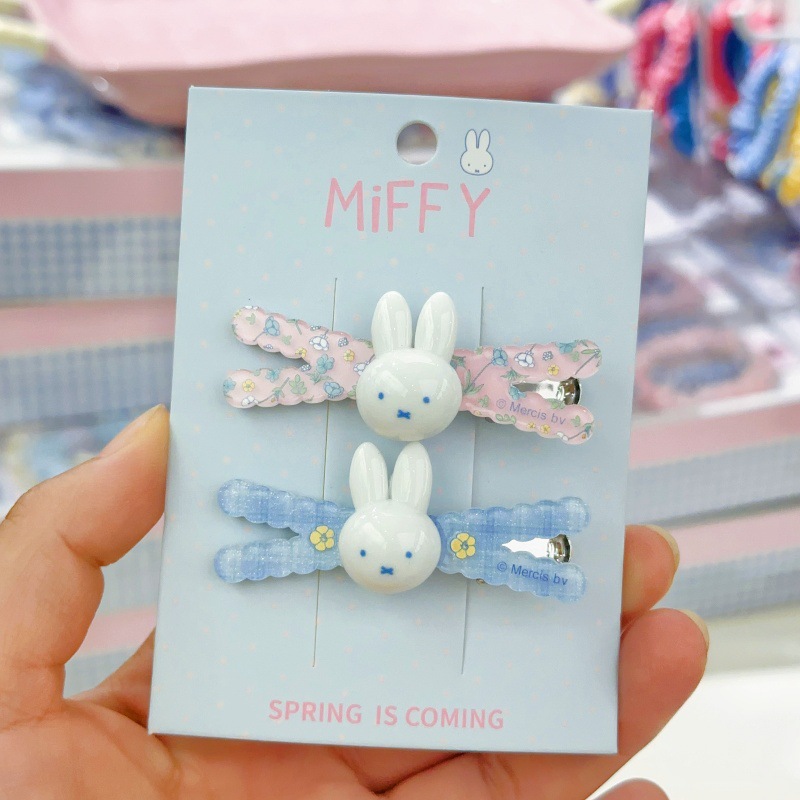 Jepit rambut kelinci Miffy bar - Model Kit Girl ulasan dan harga