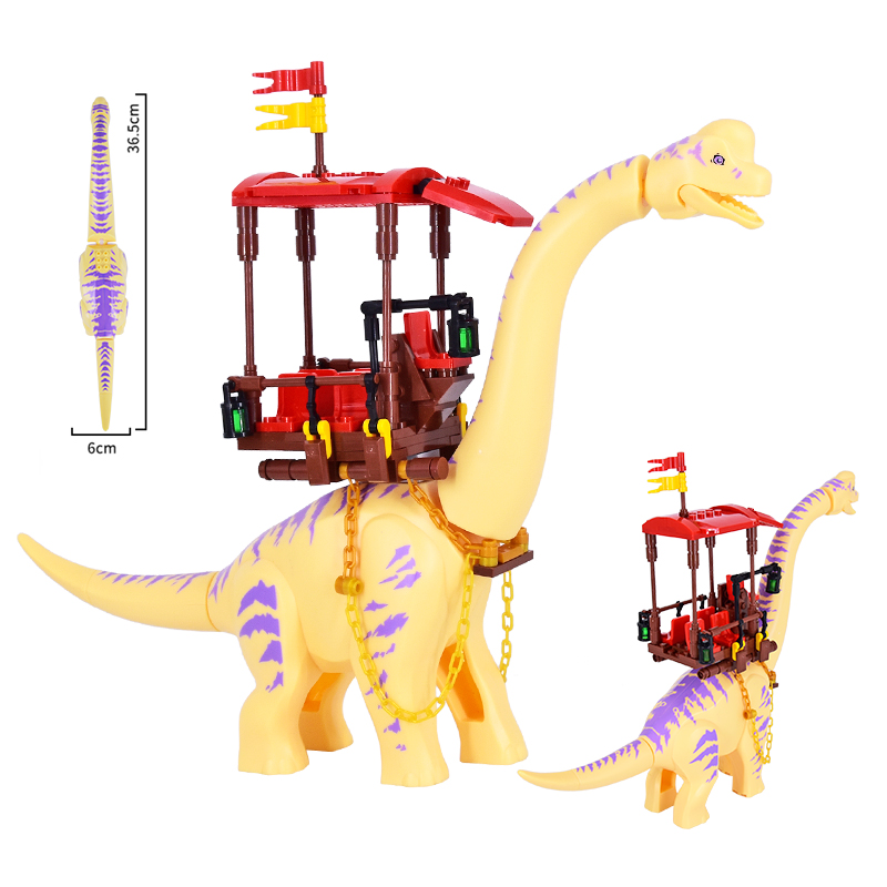MOC mainan figur untuk anak-an - Model Kit Jurassic Park ulasan dan harga