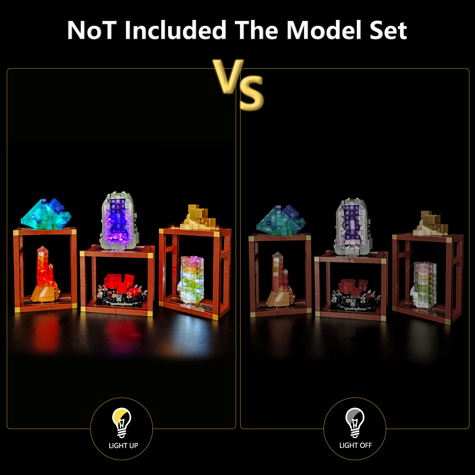 Kit Pencahayaan LED LYBMTWF Ko - Model Kit Instructions ulasan dan harga