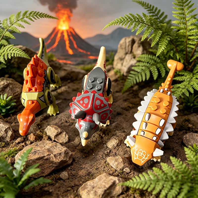 Blok Bangunan Dunia Dinosaurus - Model Kit Jurassic Park ulasan dan harga