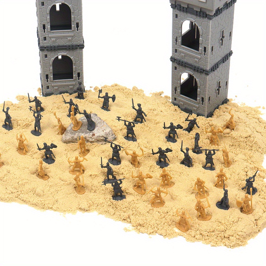 49pcs Miniatur Prajurit Abad P - Model Kit Gunpla ulasan dan harga