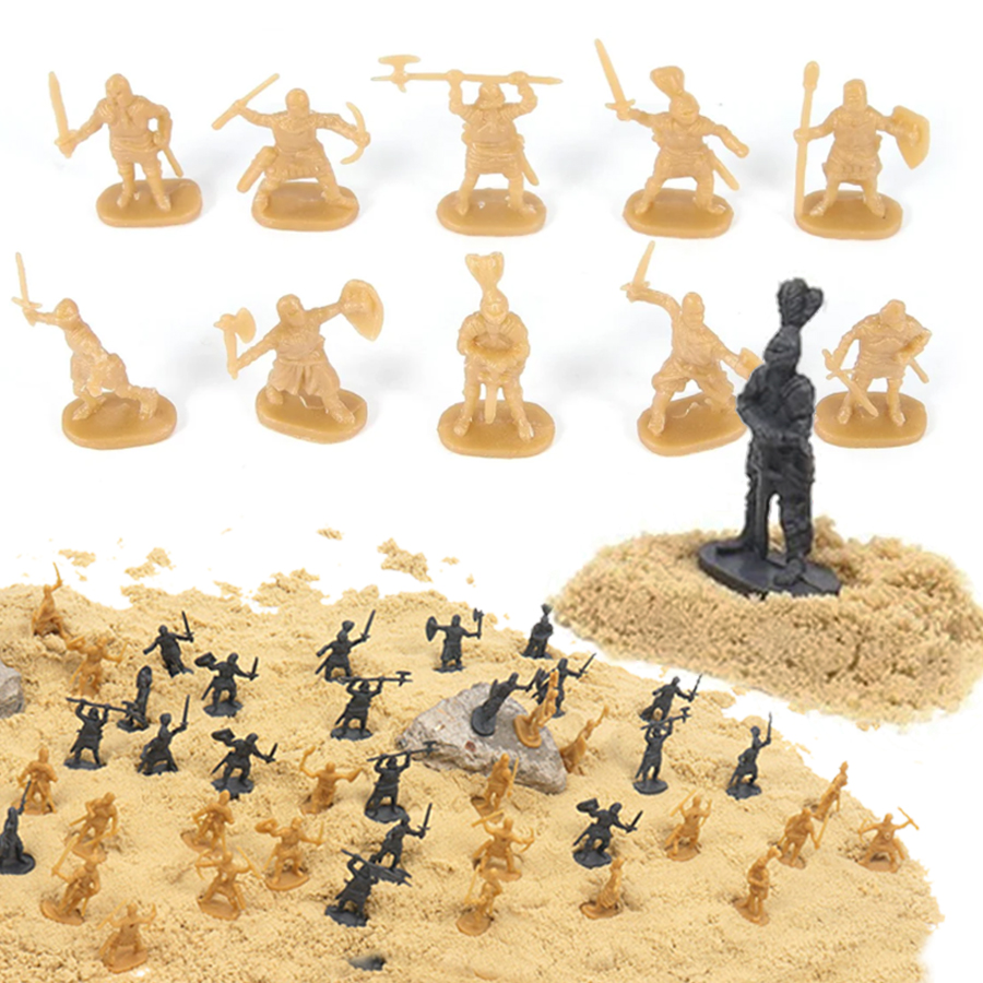 100 Buah Patung Mini Ksatria A - Model Kit Gunpla ulasan dan harga