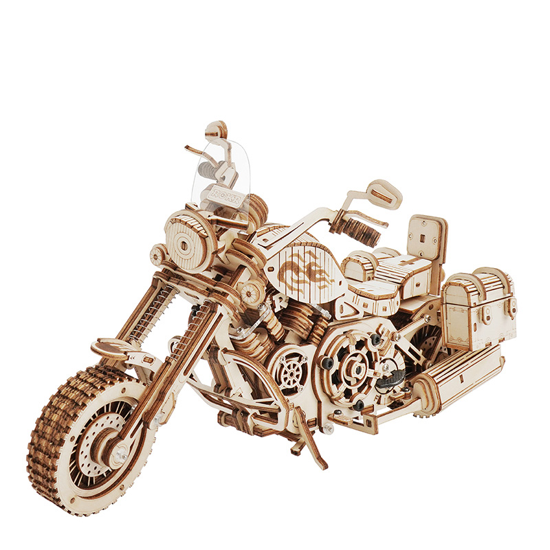 Robotime Puzzle Sepeda Motor 3 - Model Kit Motor Nuclear ulasan dan harga