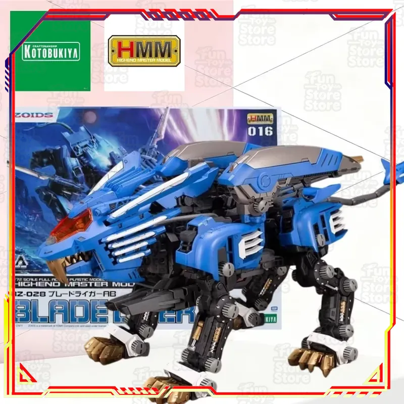 Kotobukiya HMM Zoids RZ-028 Bl - Model Kit Zoids Blade Liger ulasan dan harga