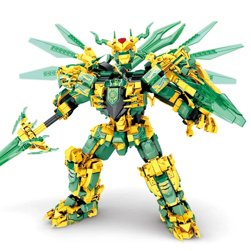 1618pcs Warrior Mechanical Tit - Model Kit Ninja ulasan dan harga