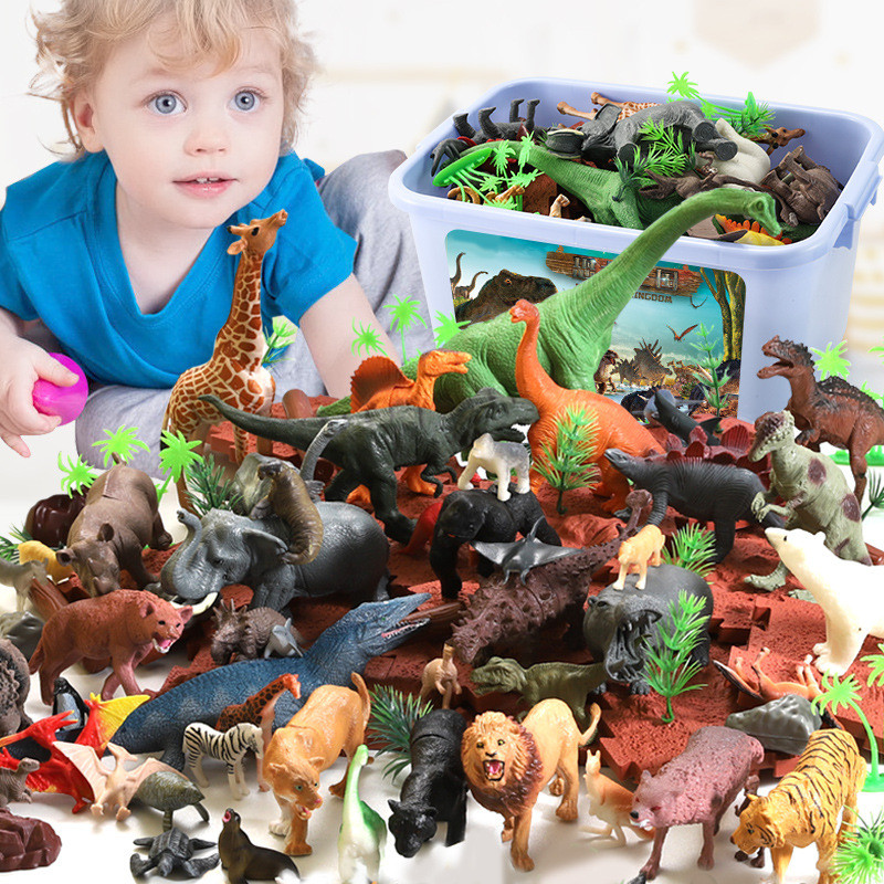 44 buah Set simulasi dinosauru - Model Kit Jurassic Park ulasan dan harga