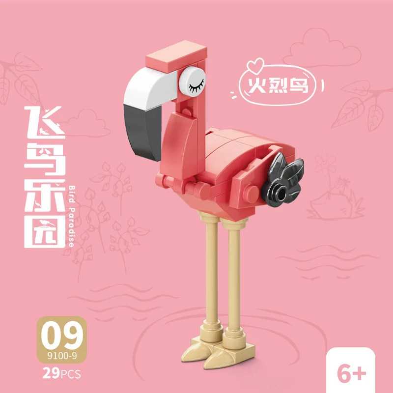 Batu Bata Hewan Burung Surga G - Model Kit Girl ulasan dan harga