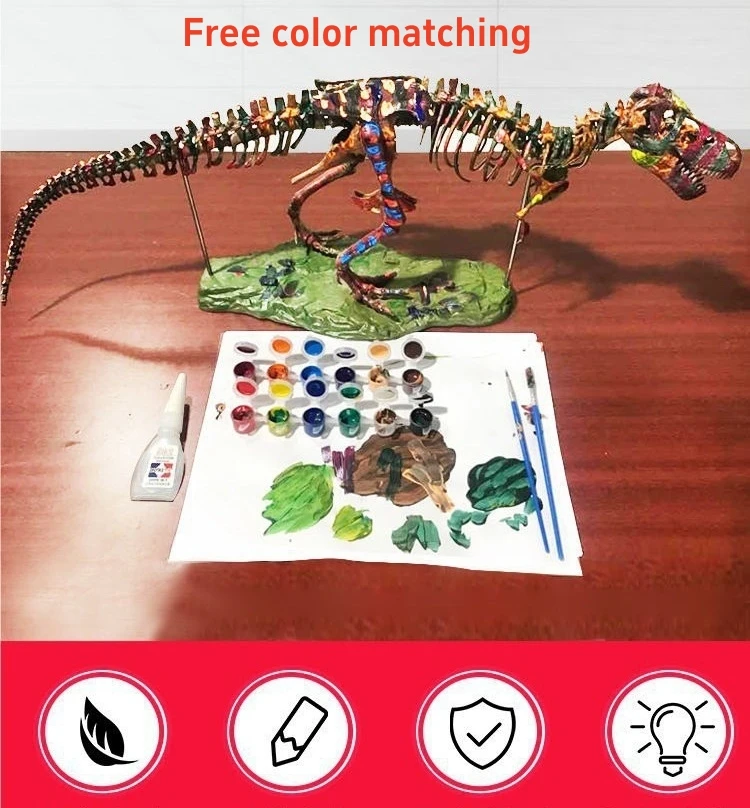 Besar DIY kerangka dinosaurus  - Model Kit Jurassic Park ulasan dan harga