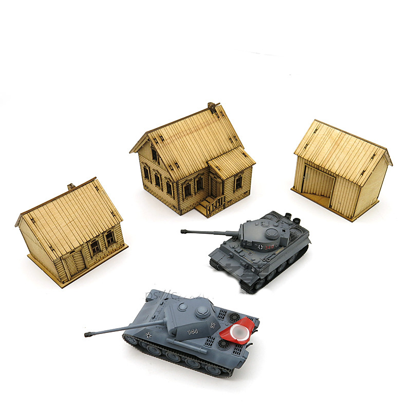 Rumah Kayu Rakitan 1/72 Arsite - Model Kit Instructions ulasan dan harga