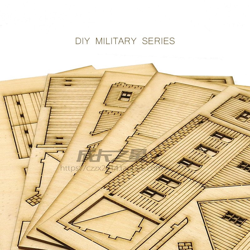 Rumah Kayu Rakitan 1/72 Arsite - Model Kit Instructions ulasan dan harga