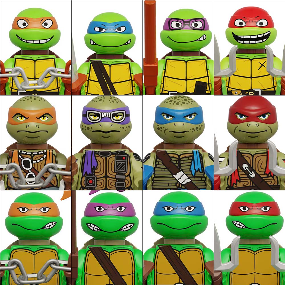 4PCS 8PCS Figur Aksi Mini Ninj - Model Kit Ninja ulasan dan harga