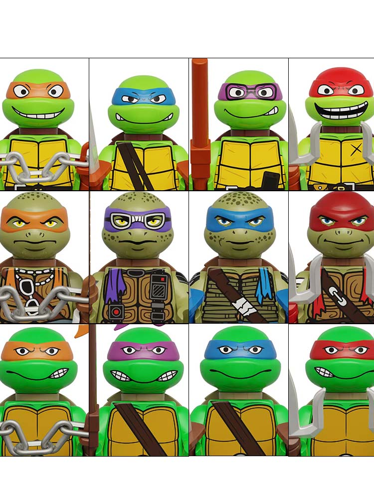 4PCS 8PCS Figur Aksi Mini Ninj - Model Kit Ninja ulasan dan harga