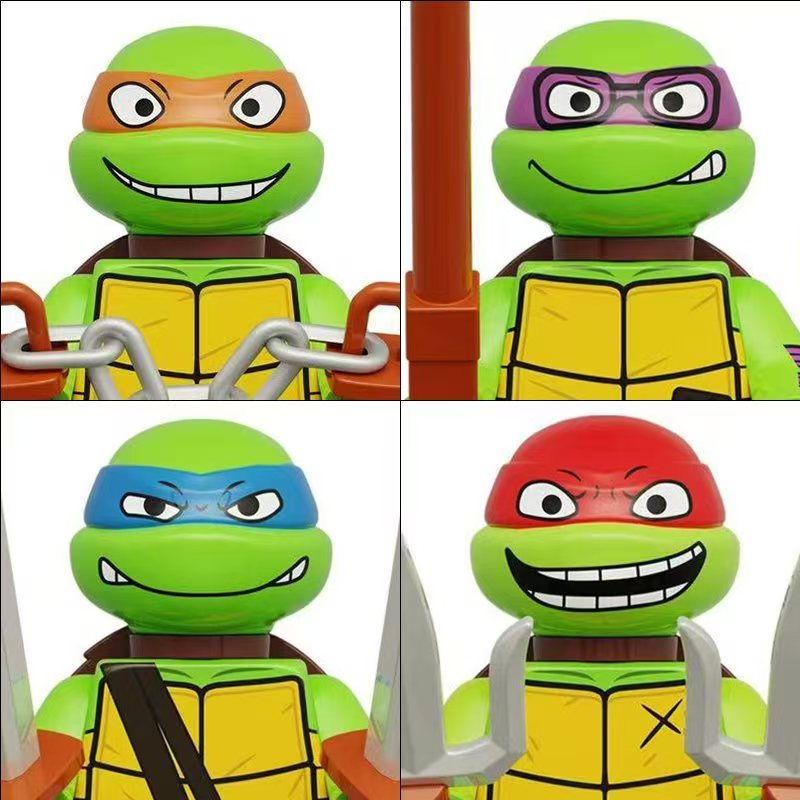 4PCS 8PCS Figur Aksi Mini Ninj - Model Kit Ninja ulasan dan harga