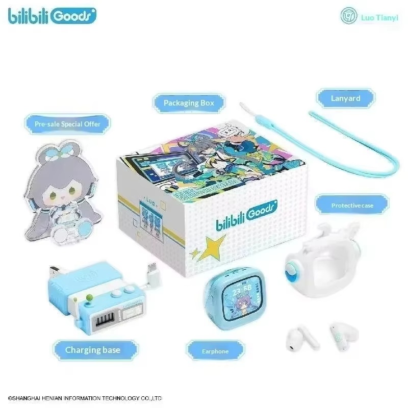 Earphone Bilibili Resmi Luo Ti - Model Figure Base ulasan dan harga