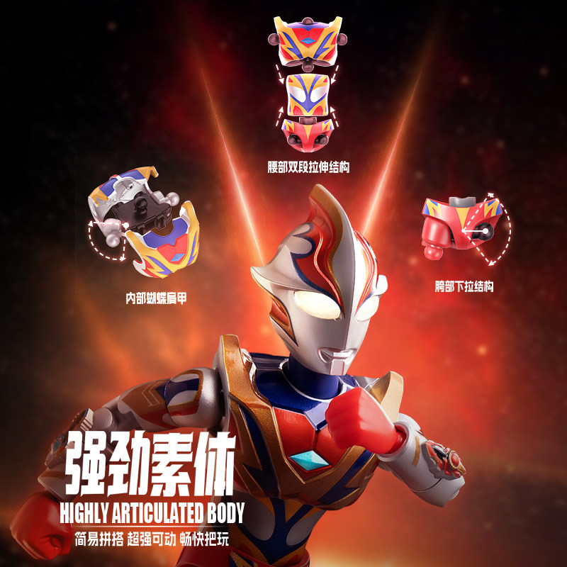 Buluke Ultraman Zero Action Fi - Model Kit Ultraman Zero ulasan dan harga